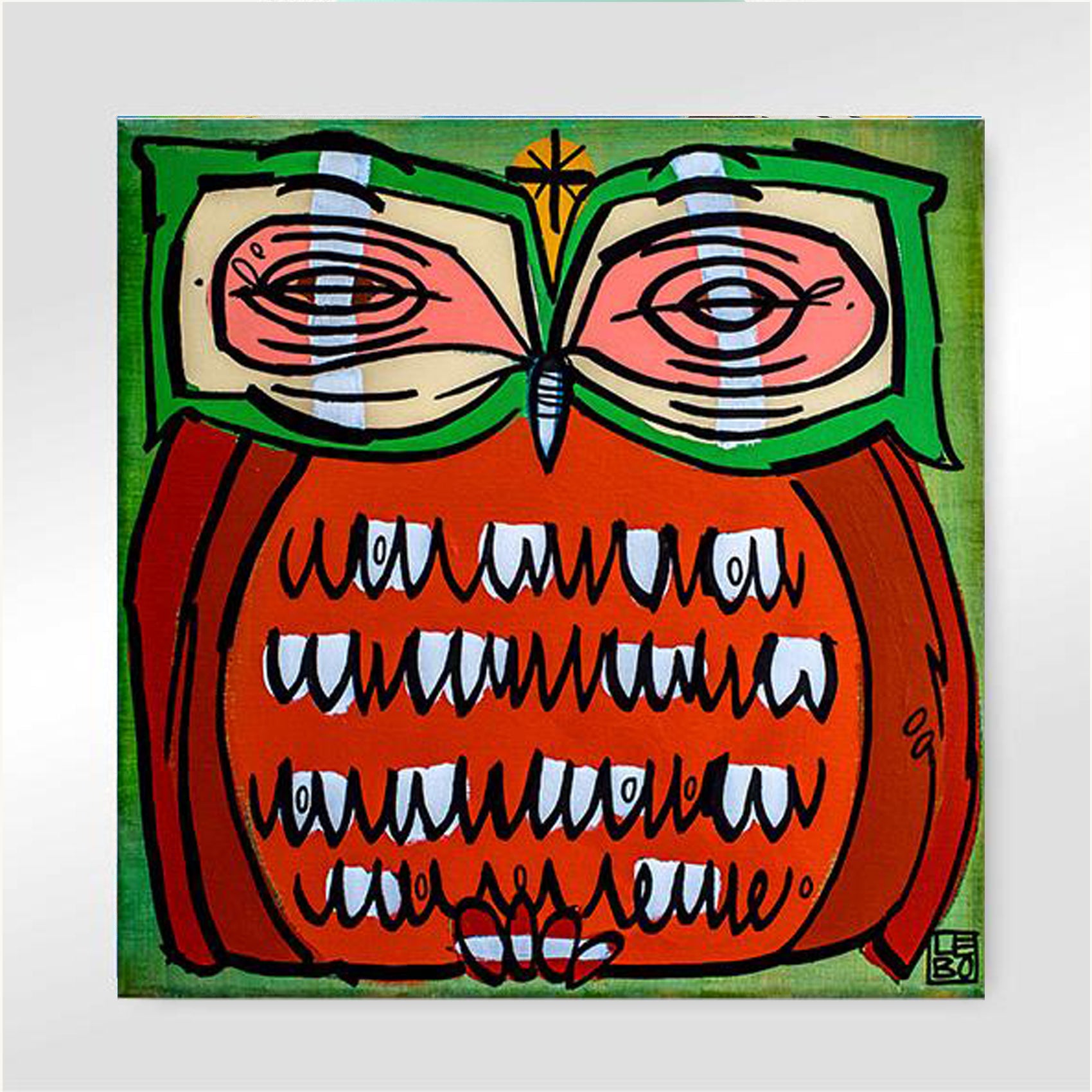 A Parliament of Owls, Moment Of Reflection - Lebo Brushed Aluminum Artbond