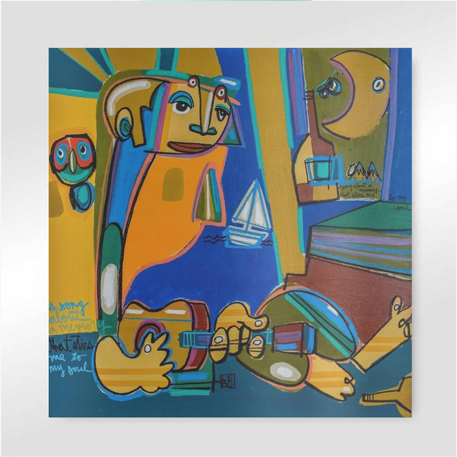 A Song About a Memory that Stirs me to my Soul - Lebo Brushed Aluminum Artbond