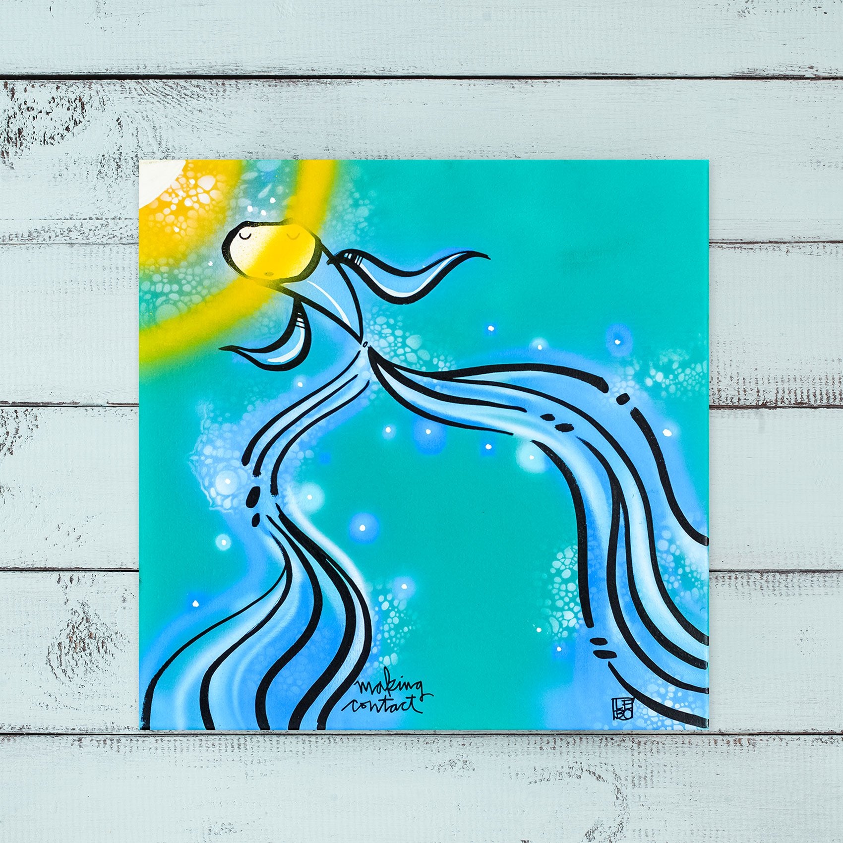 Making Contact - Mineral Print - shop.leboart.com