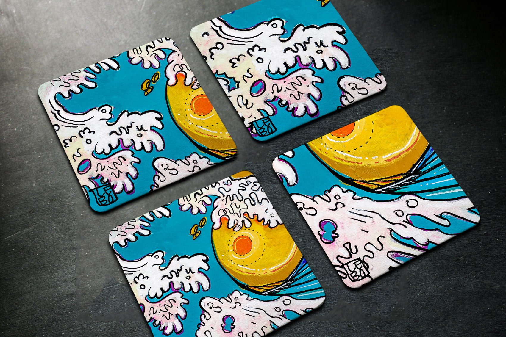 Long Wave Home - Coasters - shop.leboart.com