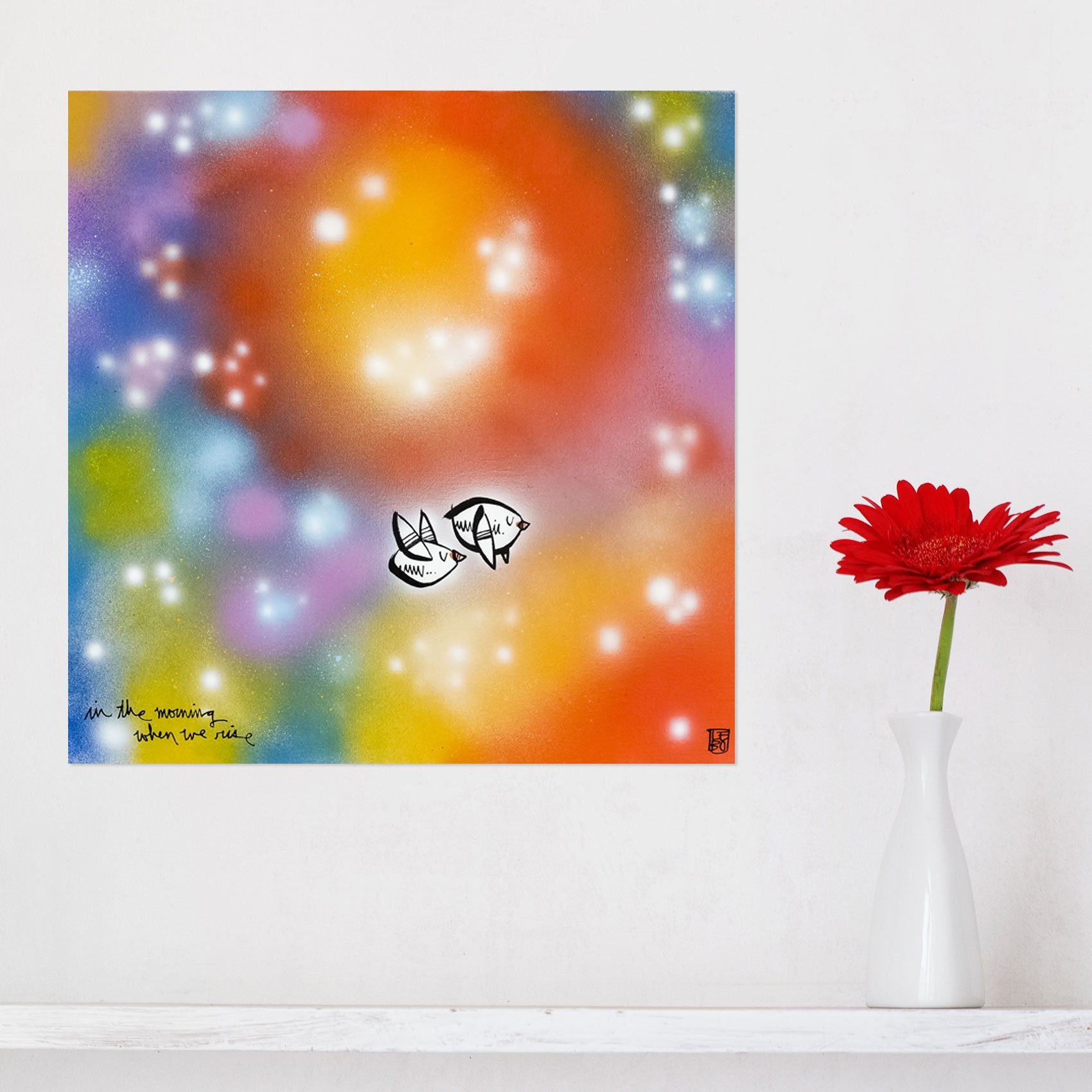 In The Morning When We Rise - Mineral Print - shop.leboart.com