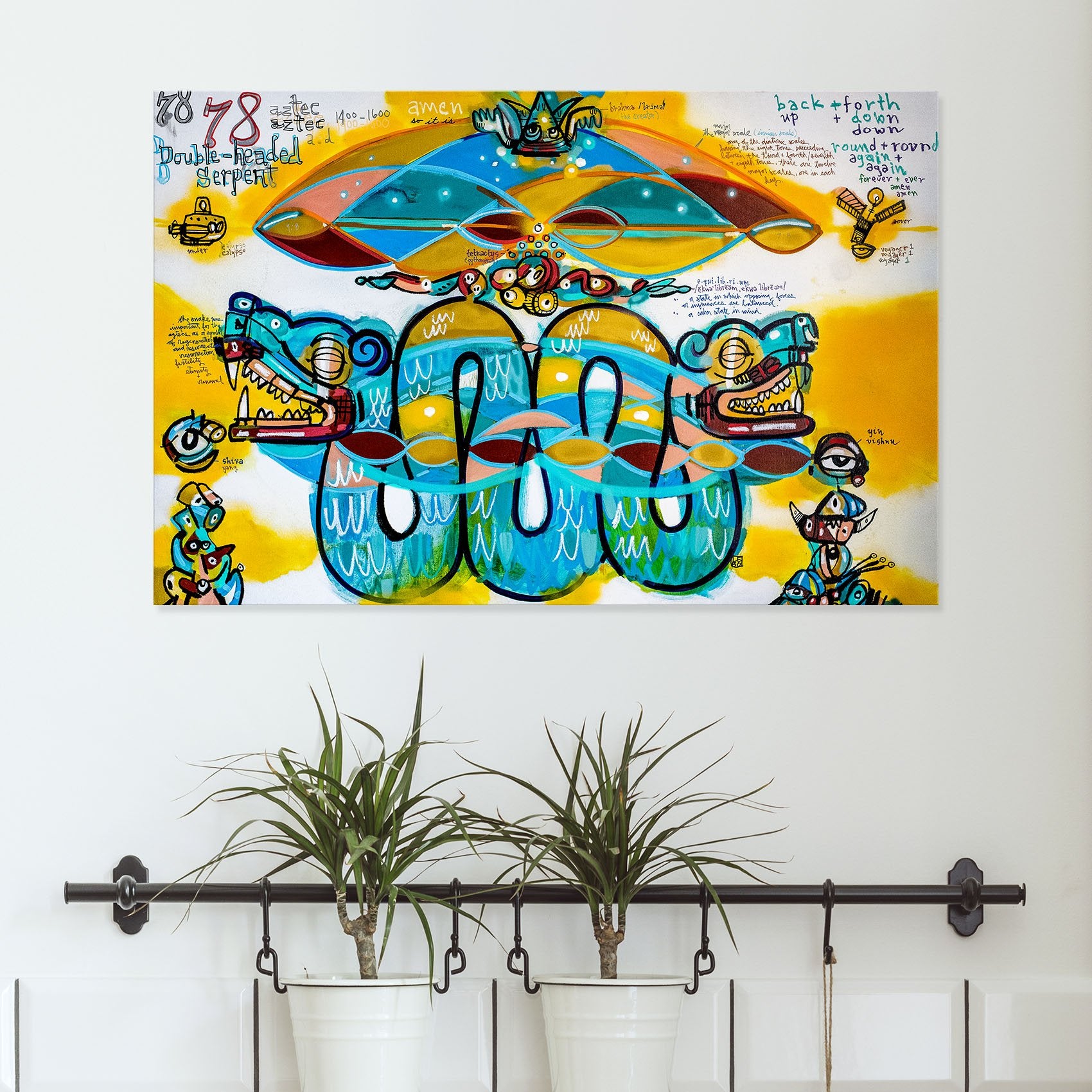 Back and Forth, Up and Down - Mineral Print - shop.leboart.com