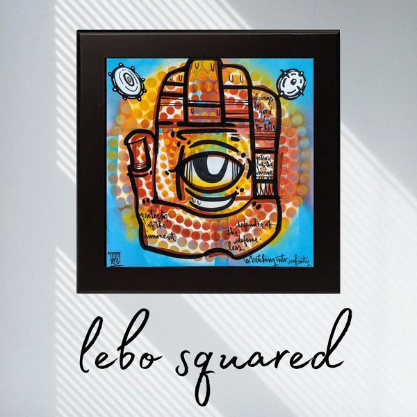 Protector of the Innocent (Guided by intuition) - Lebo Framed Ceramic Tile