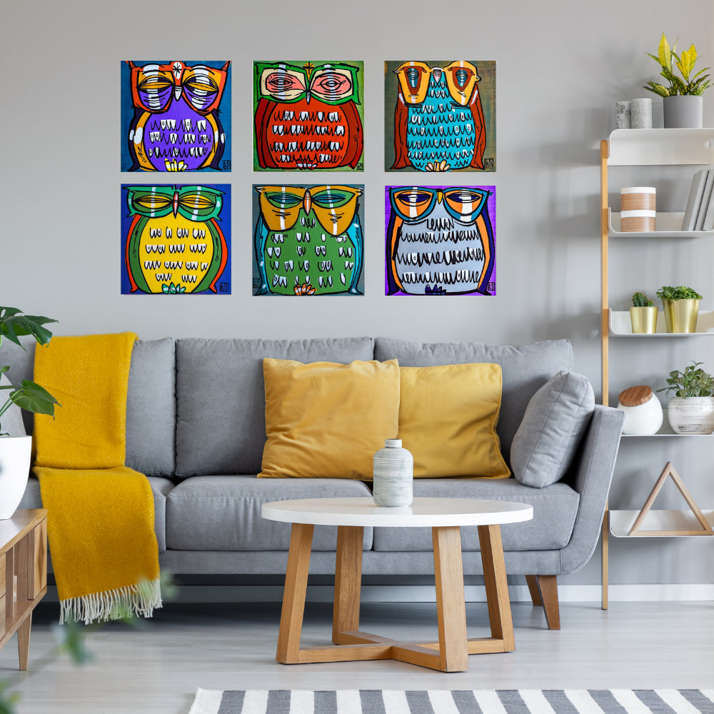 A Parliament of Owls, Moment Of Reflection - Lebo Brushed Aluminum Artbond