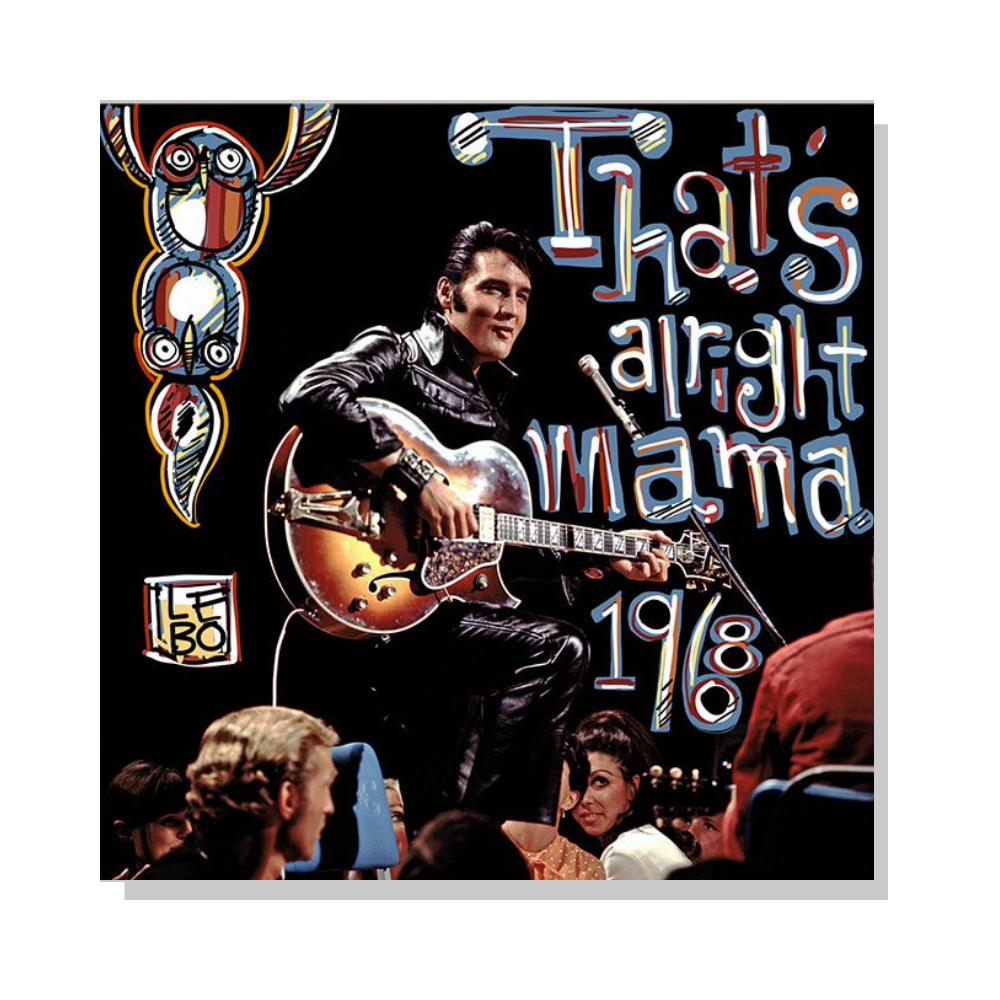 That's Alright Mama - Lebo Steel Mineral Print