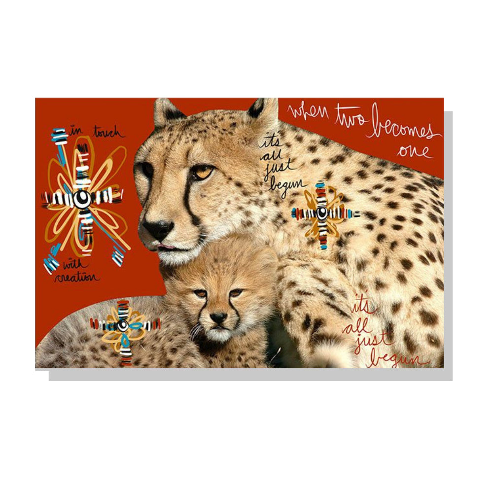 LEBO + Ron Magill - When Two Becomes One - Lebo Glossy Steel Mineral Print