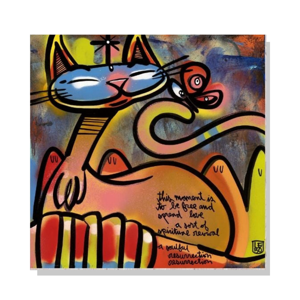 A Soulful Resurrection - Lebo Steel Mineral Print