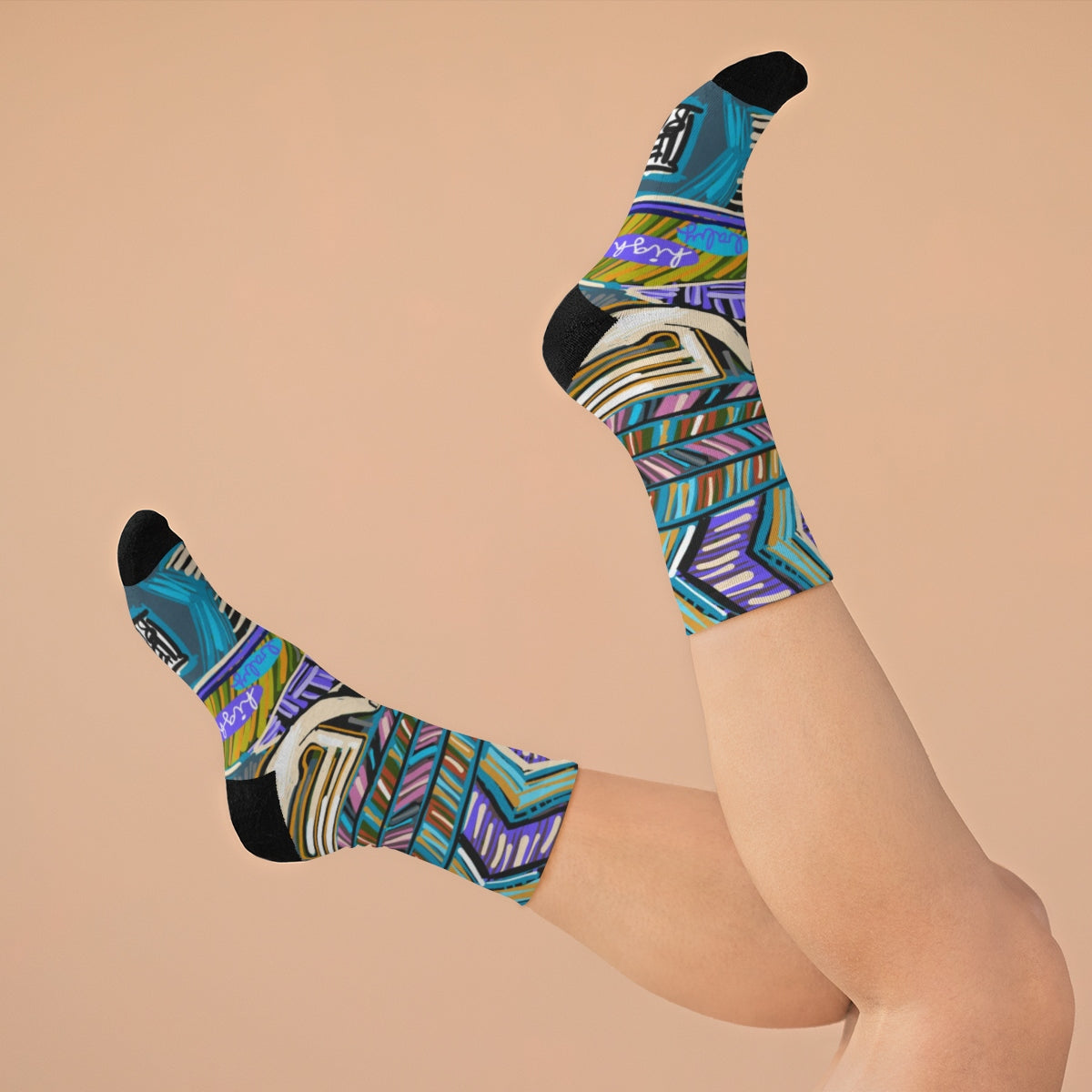 Lets Fly High Baby 2.0 – Lebo Tribe Socks