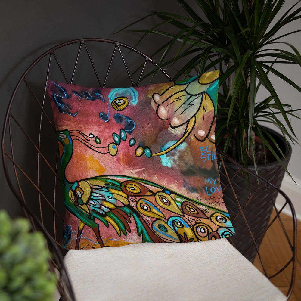 Be Still My Love - Lebo Premium Throw Pillow