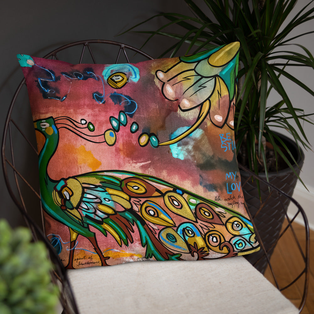 Be Still My Love - Lebo Premium Throw Pillow