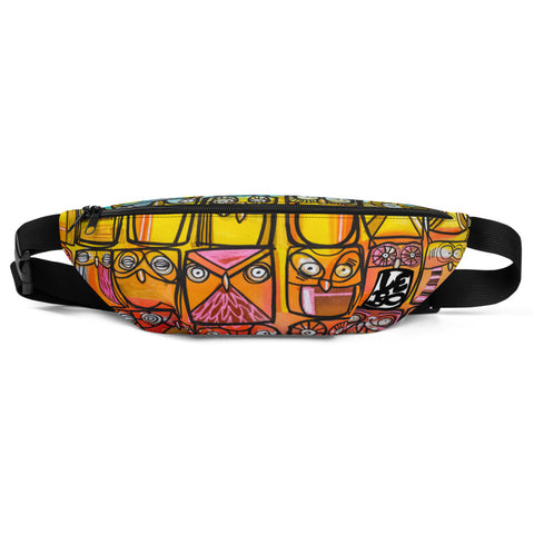 A Parliament of Rainbow Owls - Lebo Fanny Pack