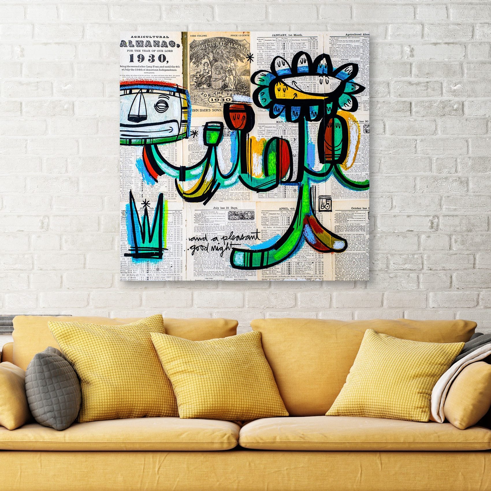 And A Pleasant Good Night - Art Bond - shop.leboart.com