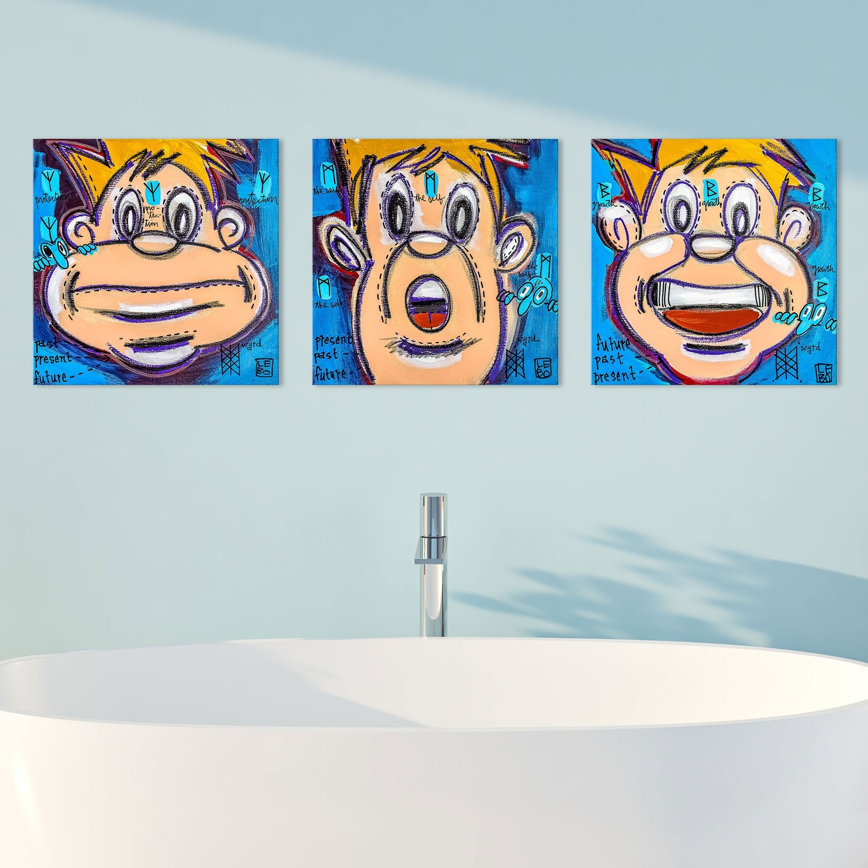 Be, Here, Now - Mineral Print - shop.leboart.com