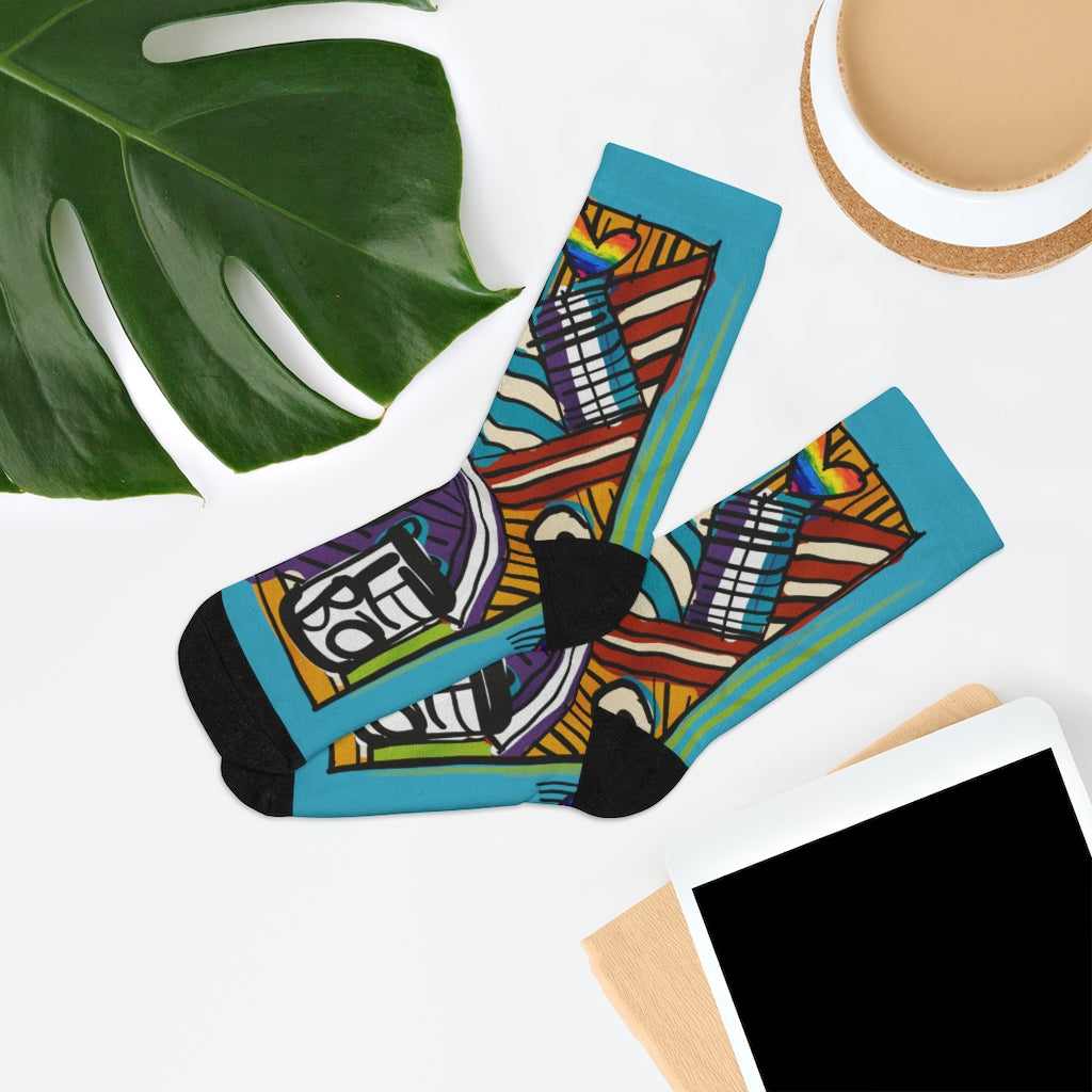 It's All Love - Rainbow Collection- Lebo Tribe Socks