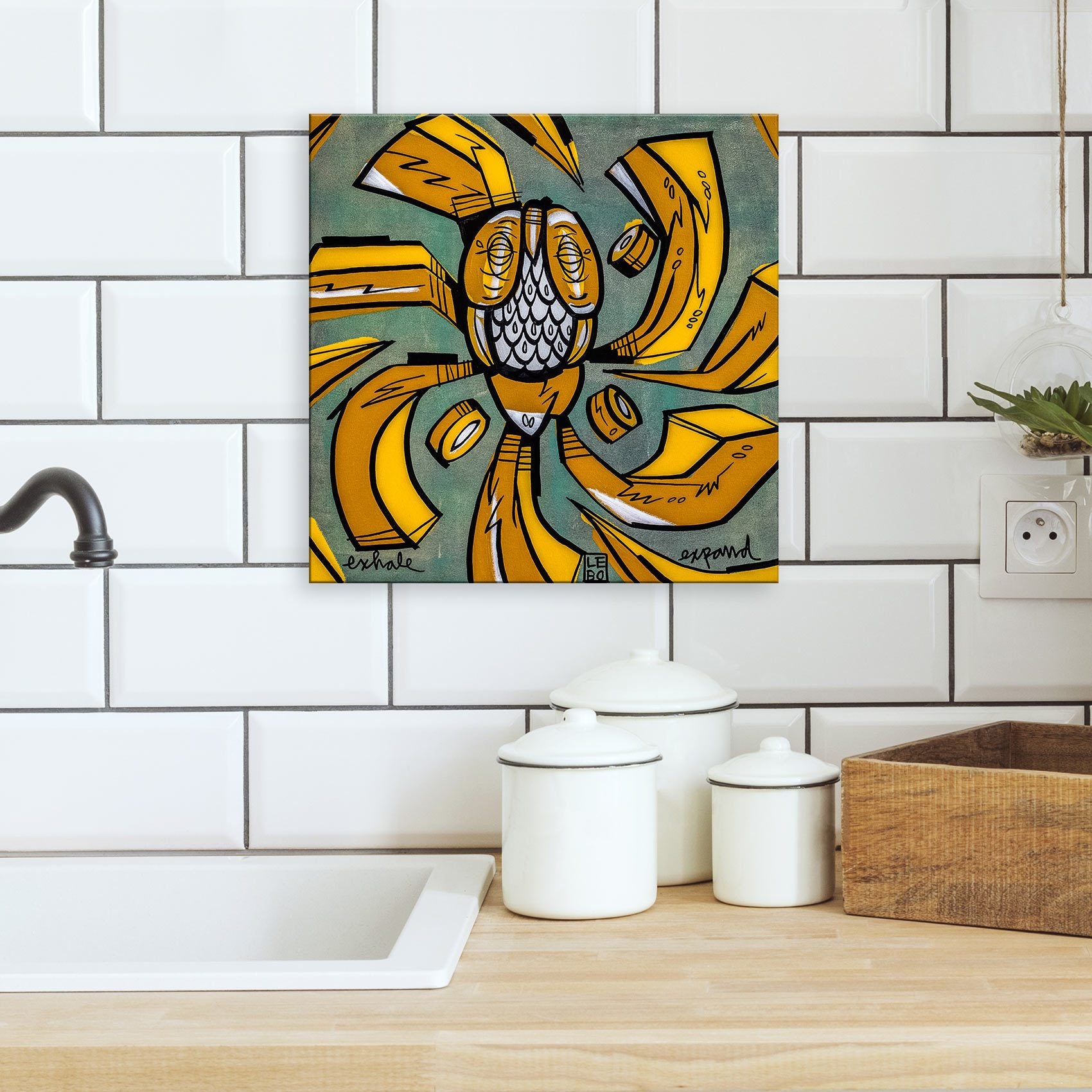 Exhale And Expand - Mineral Print - shop.leboart.com