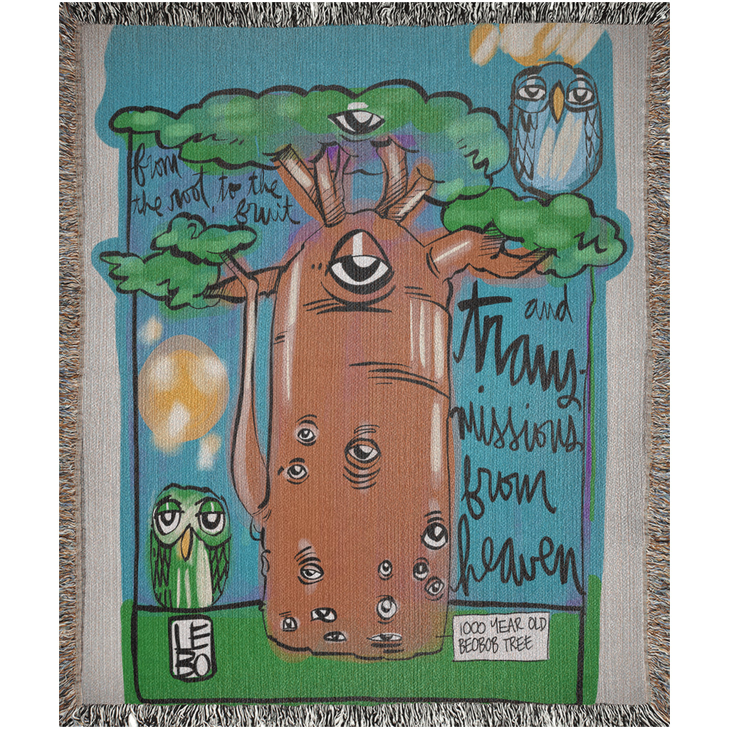 From the Root to the Fruit  - Lebo Woven Blanket