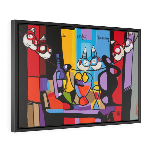 In Perfect Harmony - Lebo Framed Premium Gallery Wrap Canvas