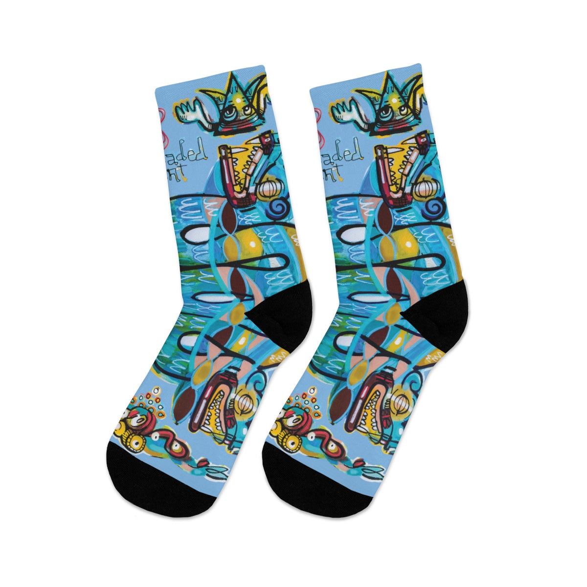 Double Headed Serpent – Lebo Tribe Socks