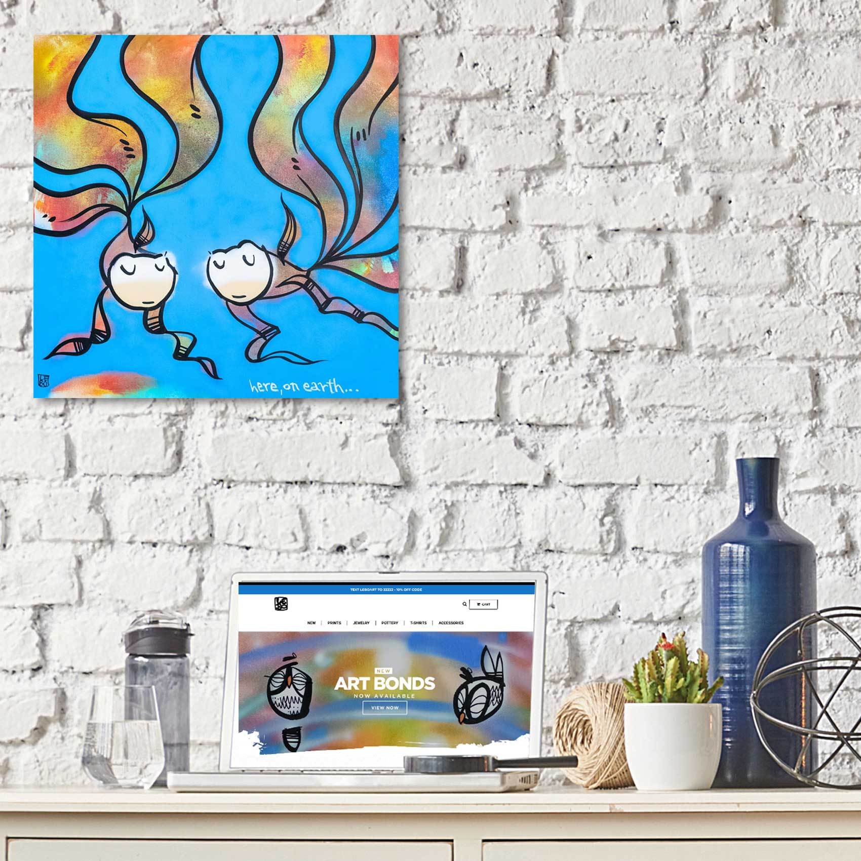 Here, On Earth - Mineral Print - shop.leboart.com