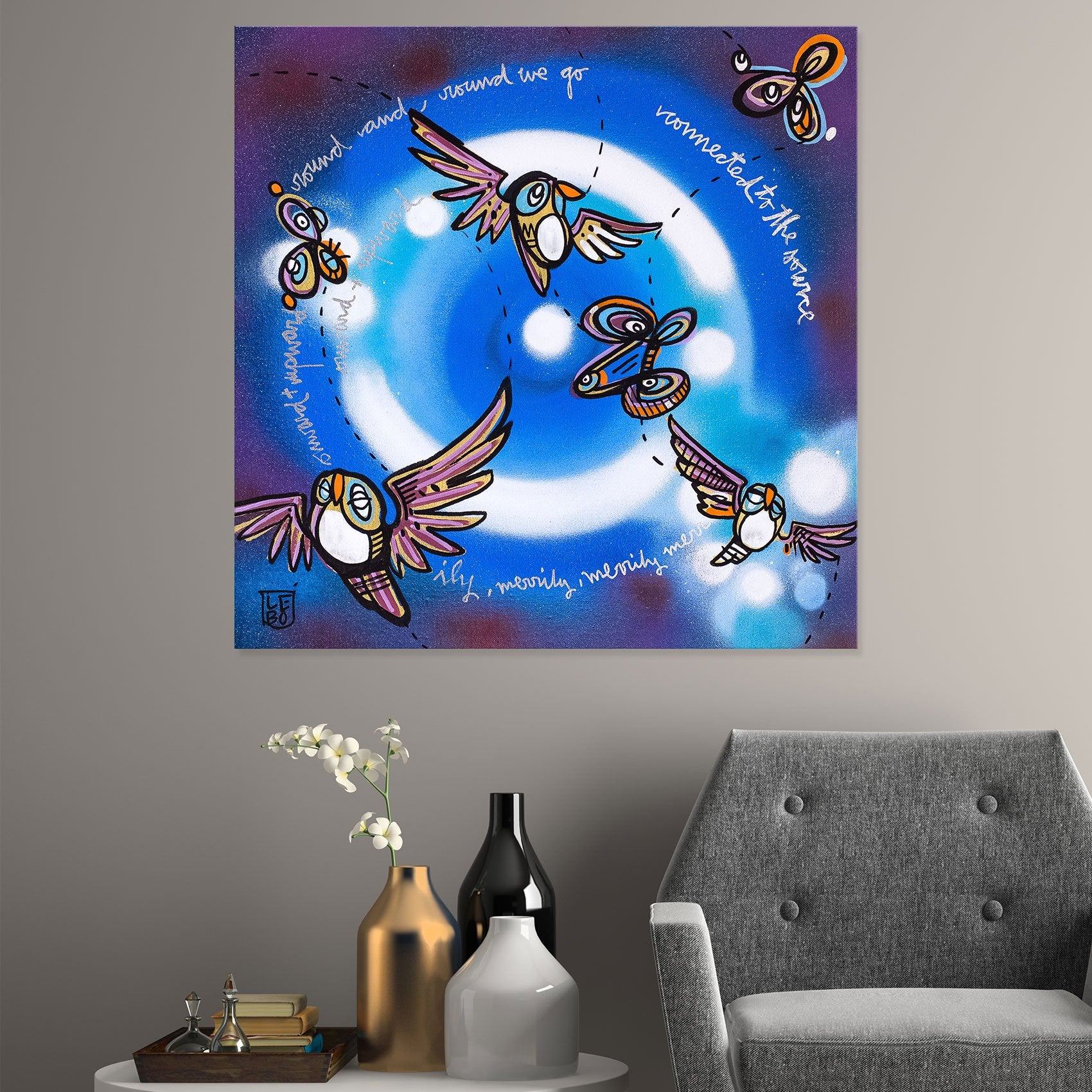 Round And Round We Go - Art Bond - shop.leboart.com