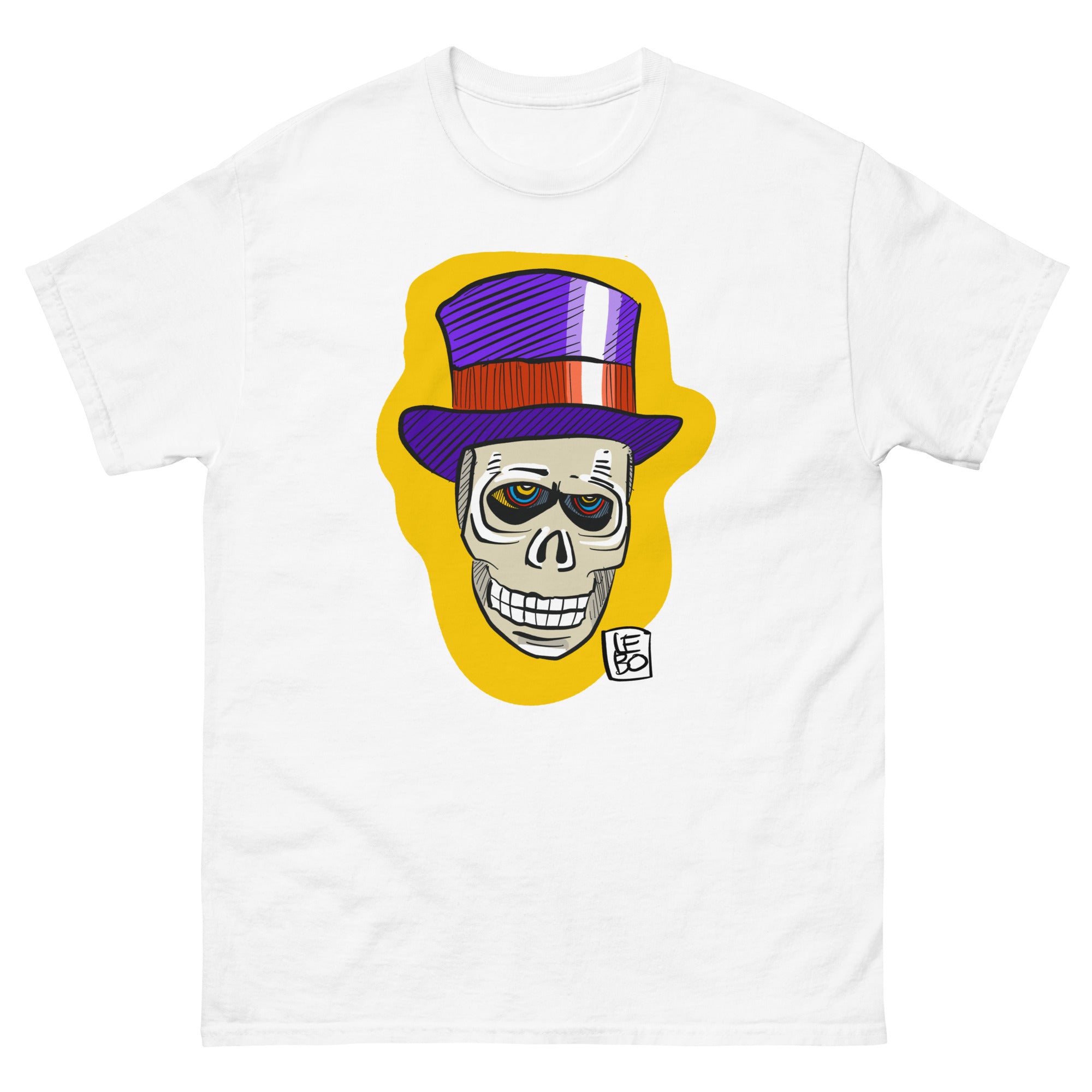 Mr Tricks & Treats Skull - Lebo Short Sleeve Unisex T-Shirt