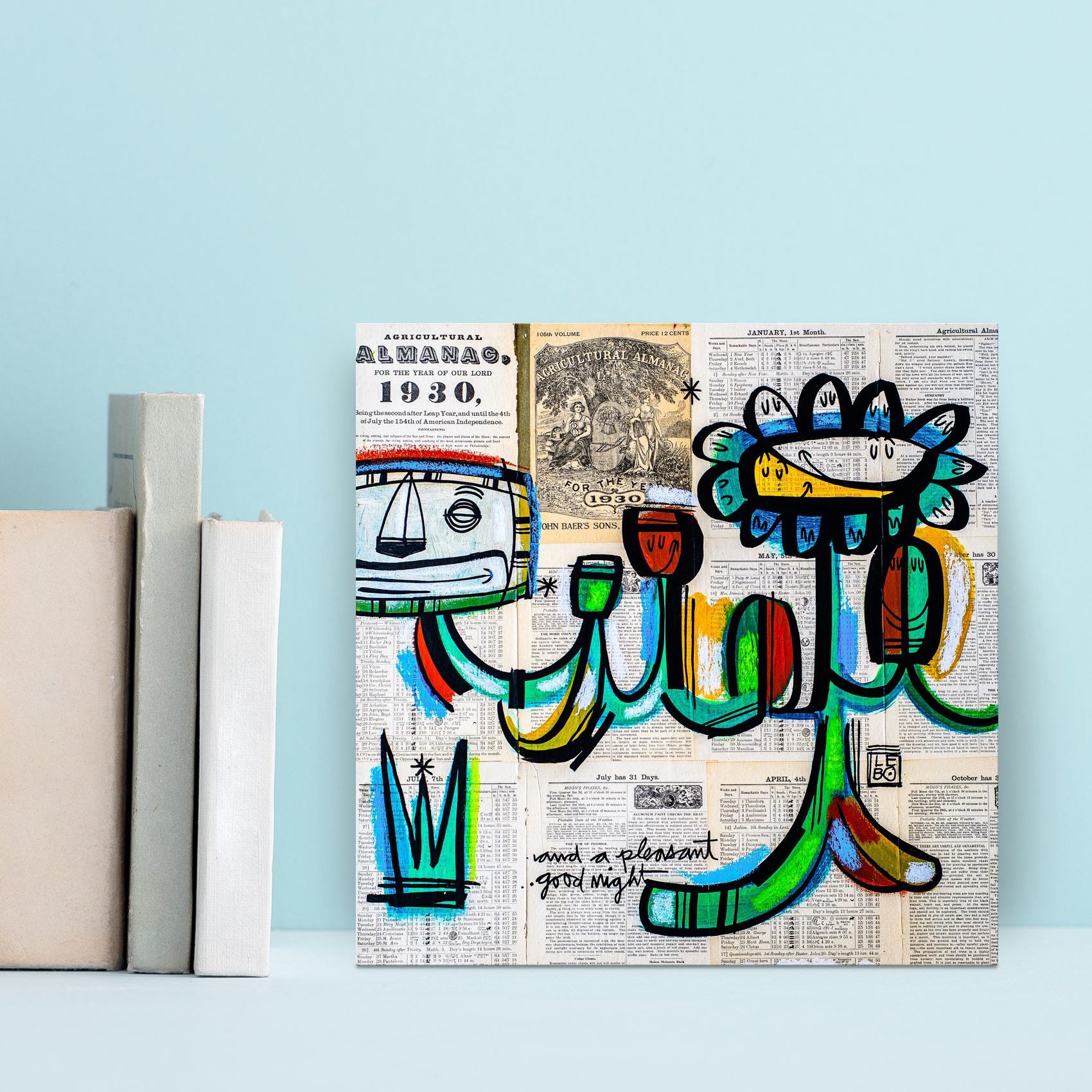 And A Pleasant Good Night - Mineral Print - shop.leboart.com