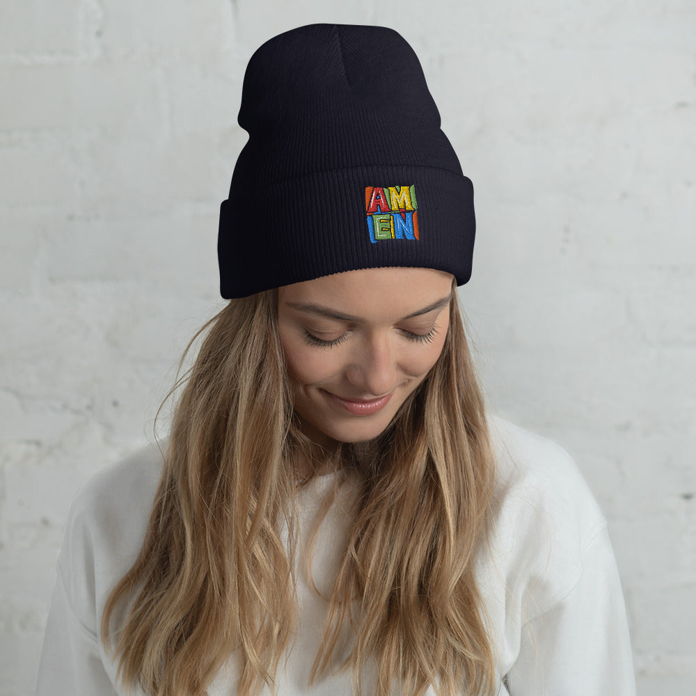 Amen – Lebo Cuffed Beanie
