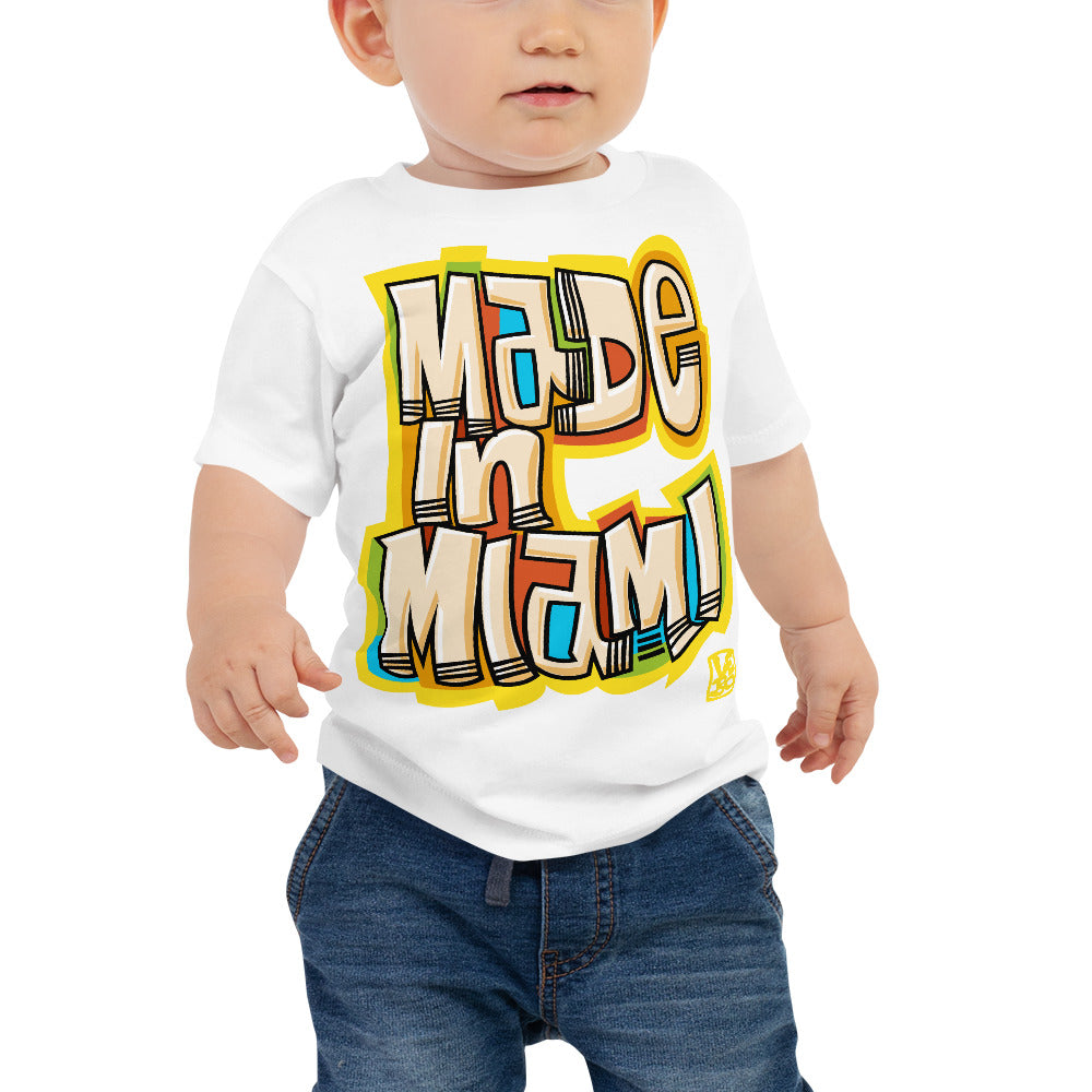 Made in Miami - Yellow - Lebo Toddler Short Sleeve Tee