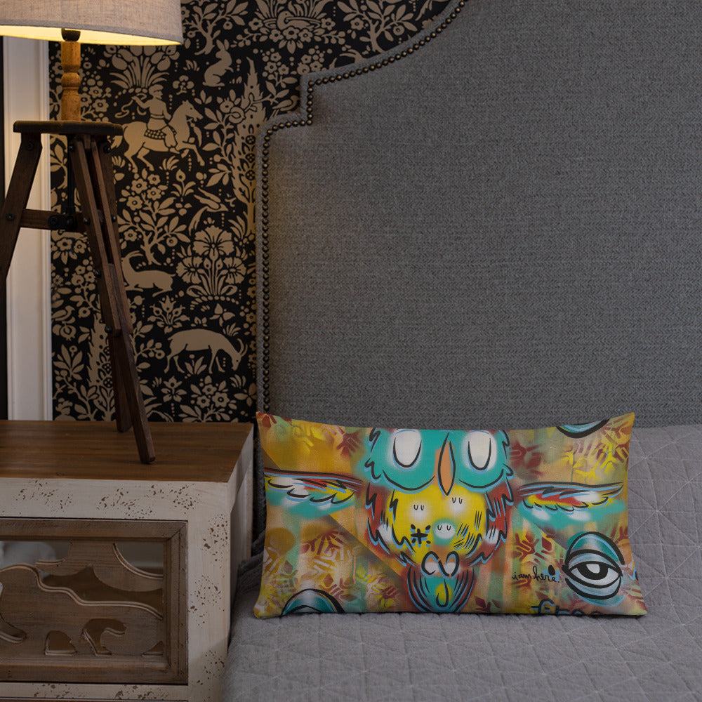 Be the light, free the light – Lebo Premium Throw Pillow