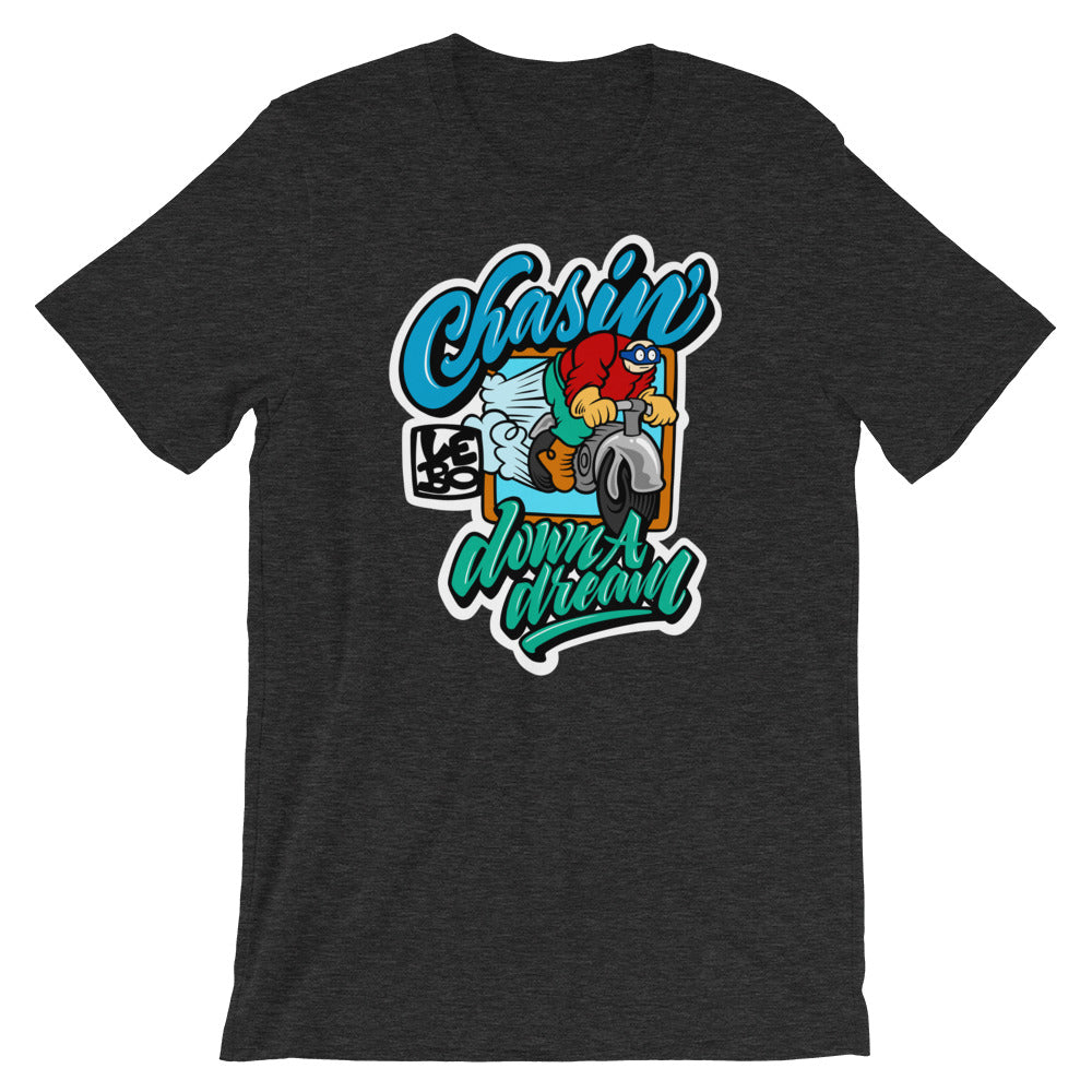 Chasin' Down a Dream – Lebo Unisex Short-Sleeve T-Shirt
