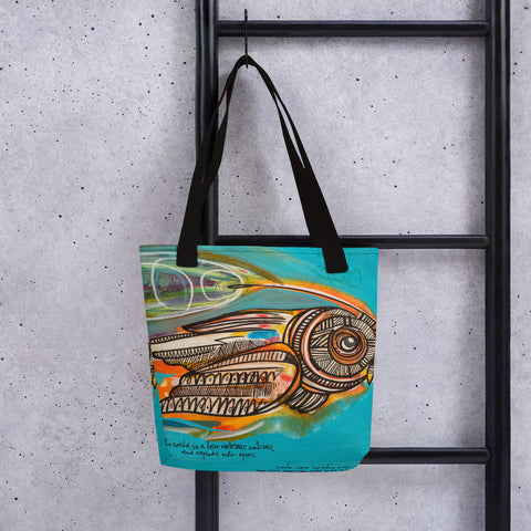 Explode into Space – Lebo Tote bag