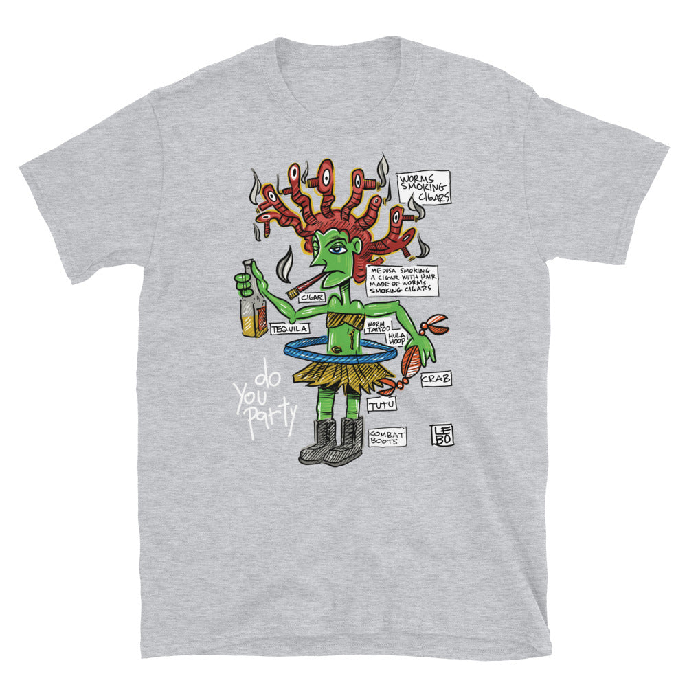 Treasures and Pleasures - Medusa – Lebo Short-Sleeve Unisex T-Shirt