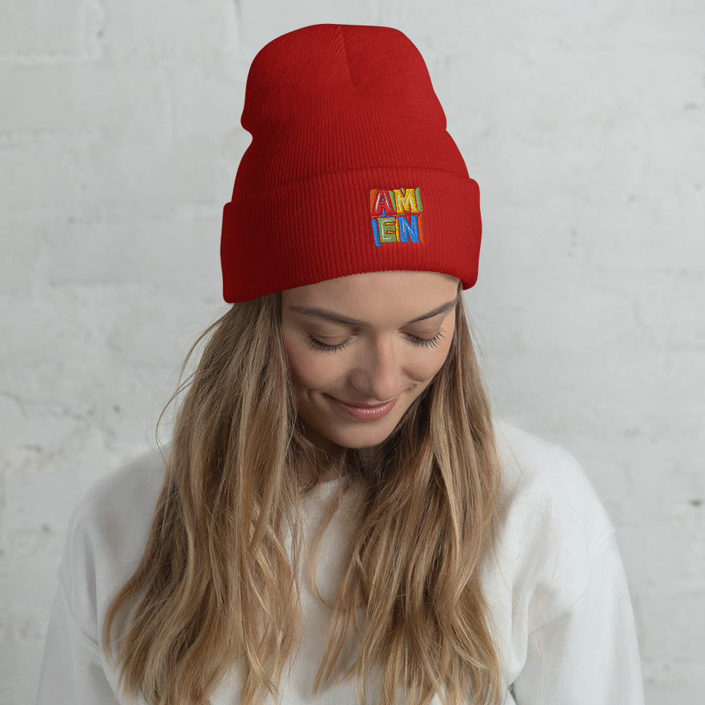Amen – Lebo Cuffed Beanie