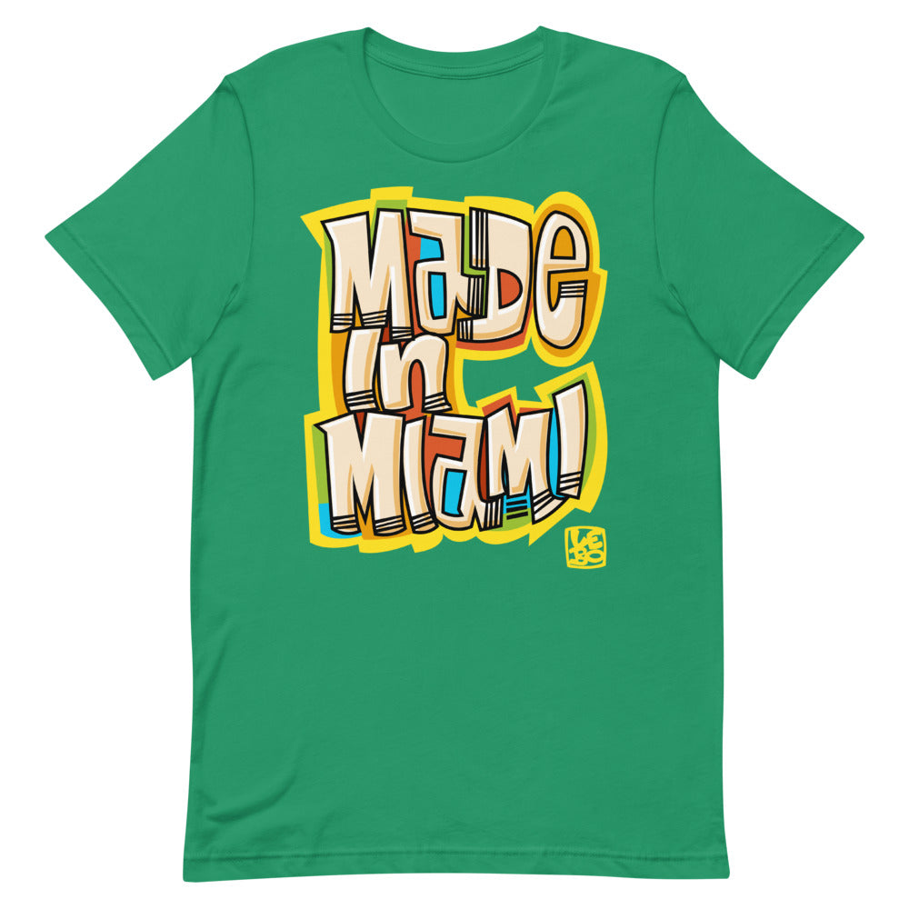 Made in Miami - Yellow - Lebo Short-Sleeve Unisex T-Shirt