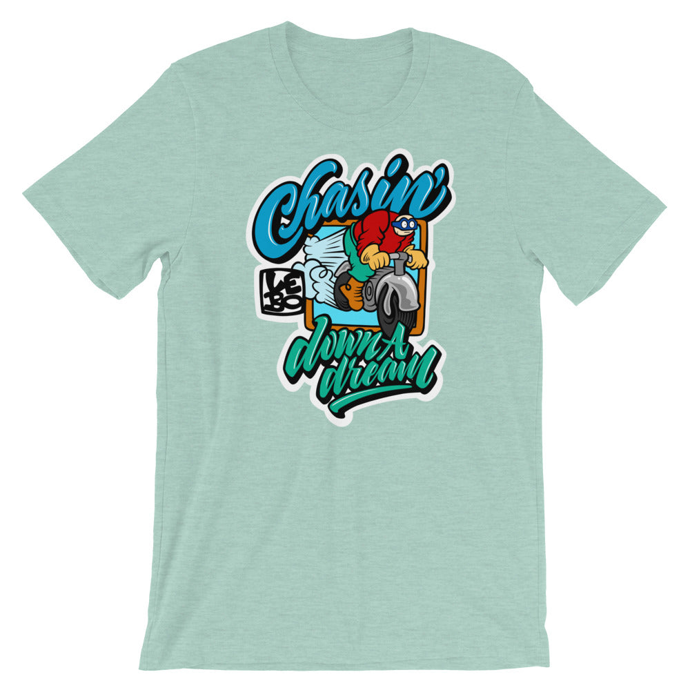 Chasin' Down a Dream – Lebo Unisex Short-Sleeve T-Shirt