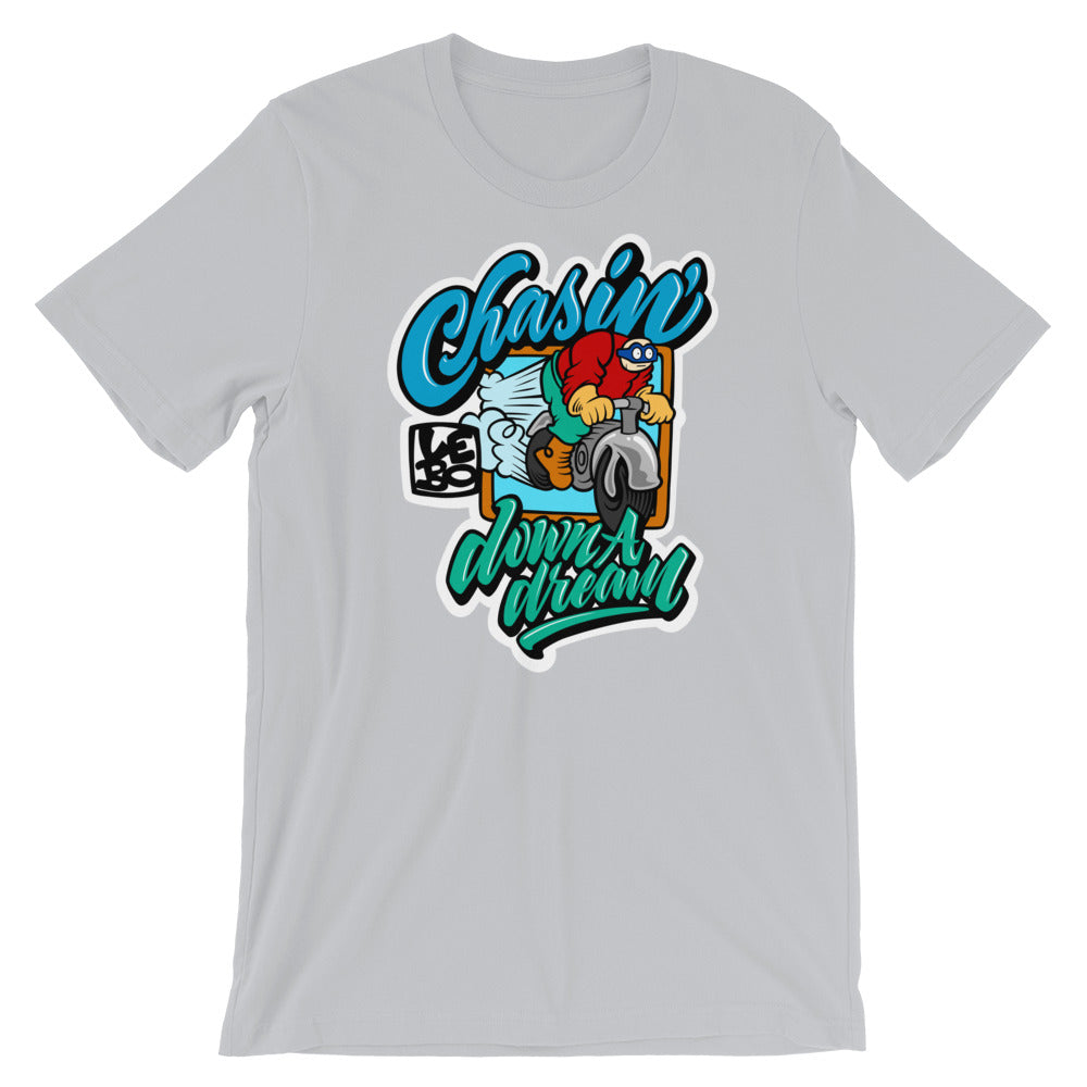 Chasin' Down a Dream – Lebo Unisex Short-Sleeve T-Shirt