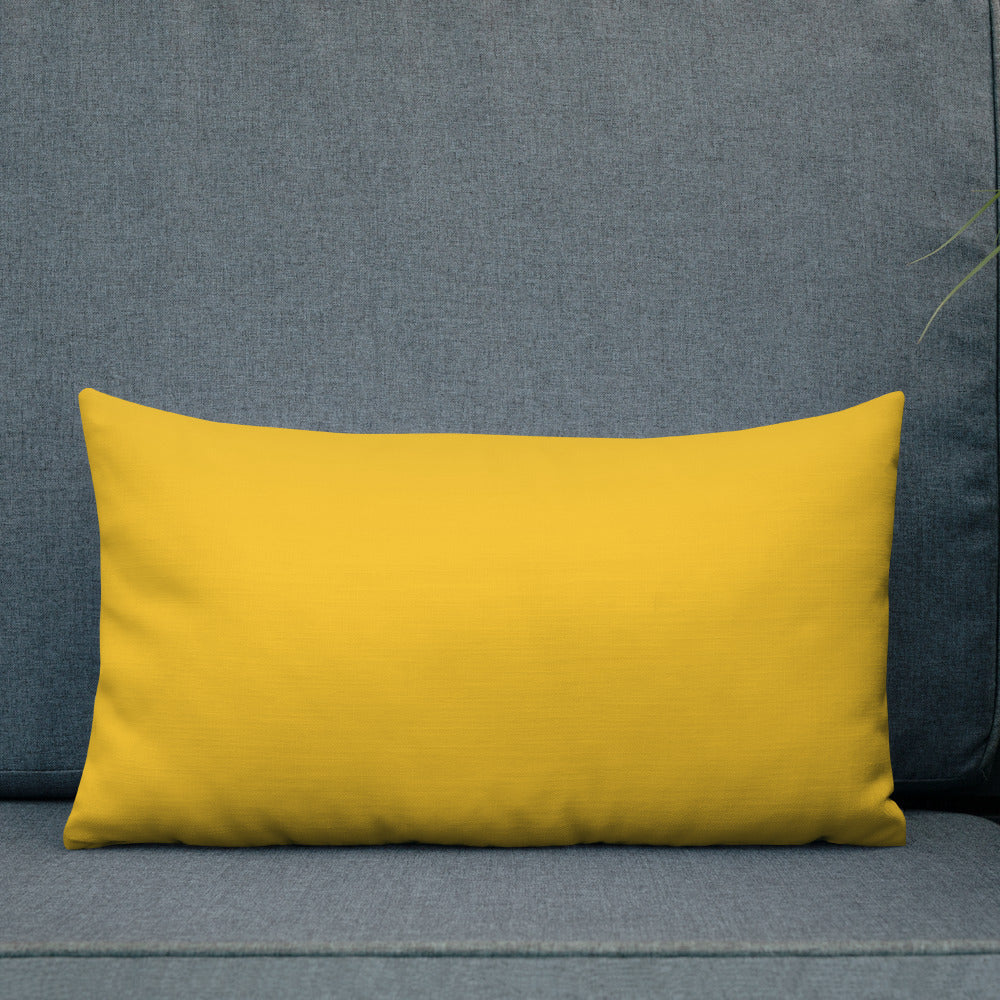 Between the Atom & the Void – Lebo Premium Throw Pillow