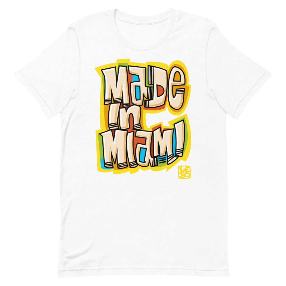 Made in Miami - Yellow - Lebo Short-Sleeve Unisex T-Shirt
