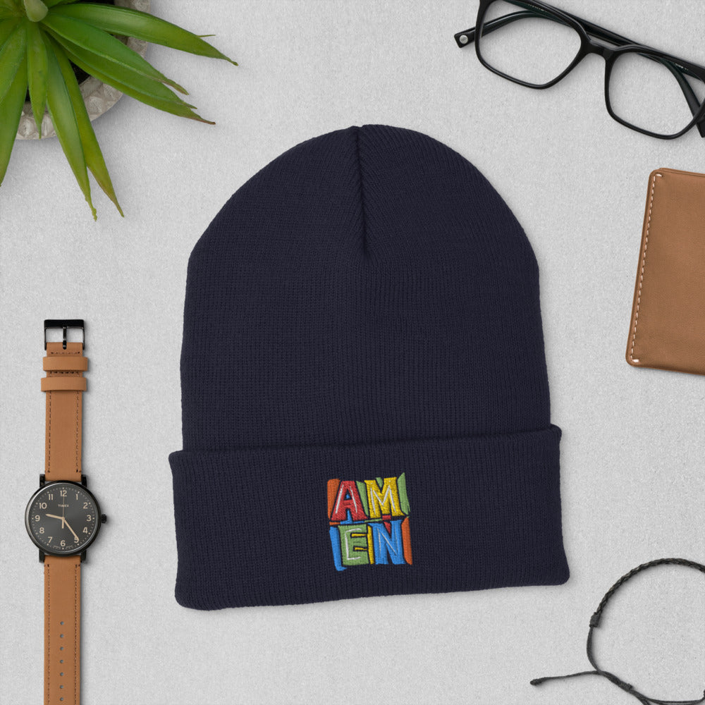 Amen – Lebo Cuffed Beanie