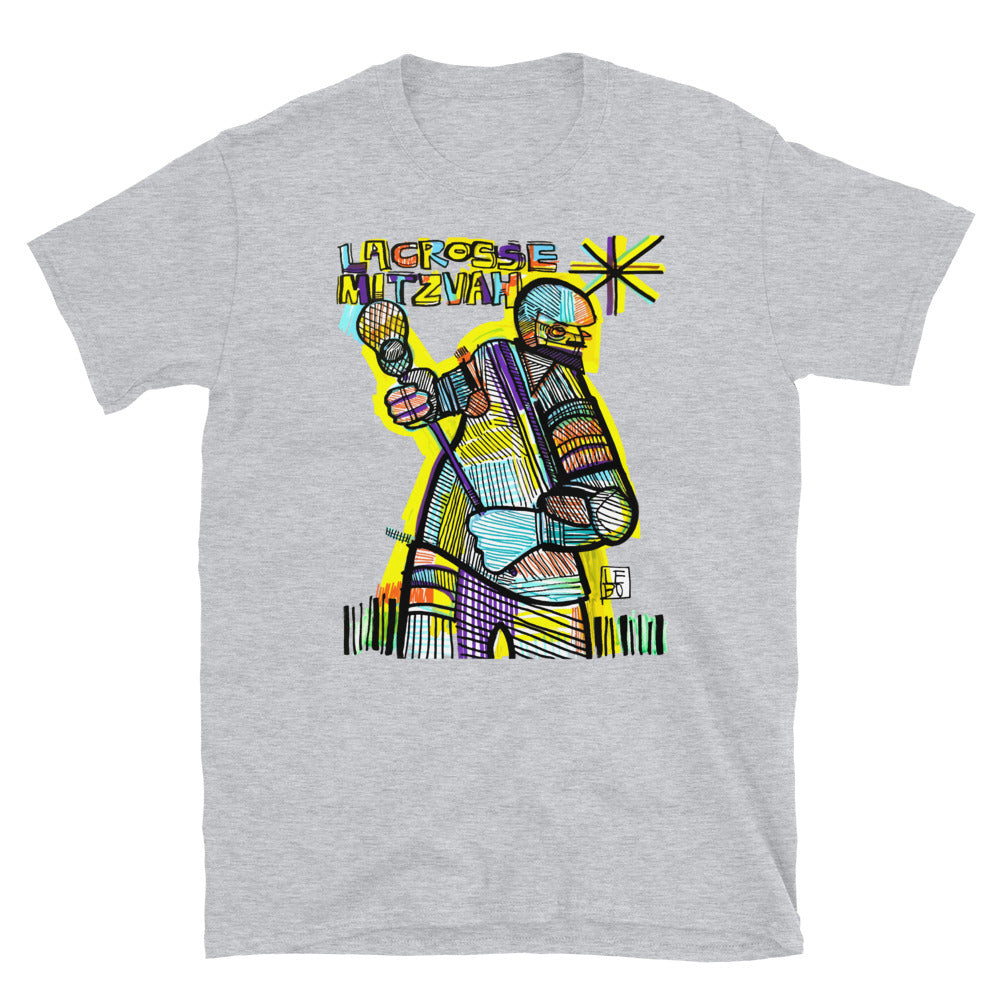 Lacrosse Mitzvah – Lebo Short-Sleeve Unisex T-Shirt