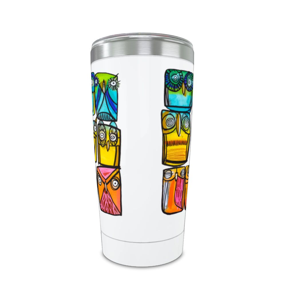 A Parliament of Rainbow Owls - Rainbow Collection- Lebo Viking Tumblers