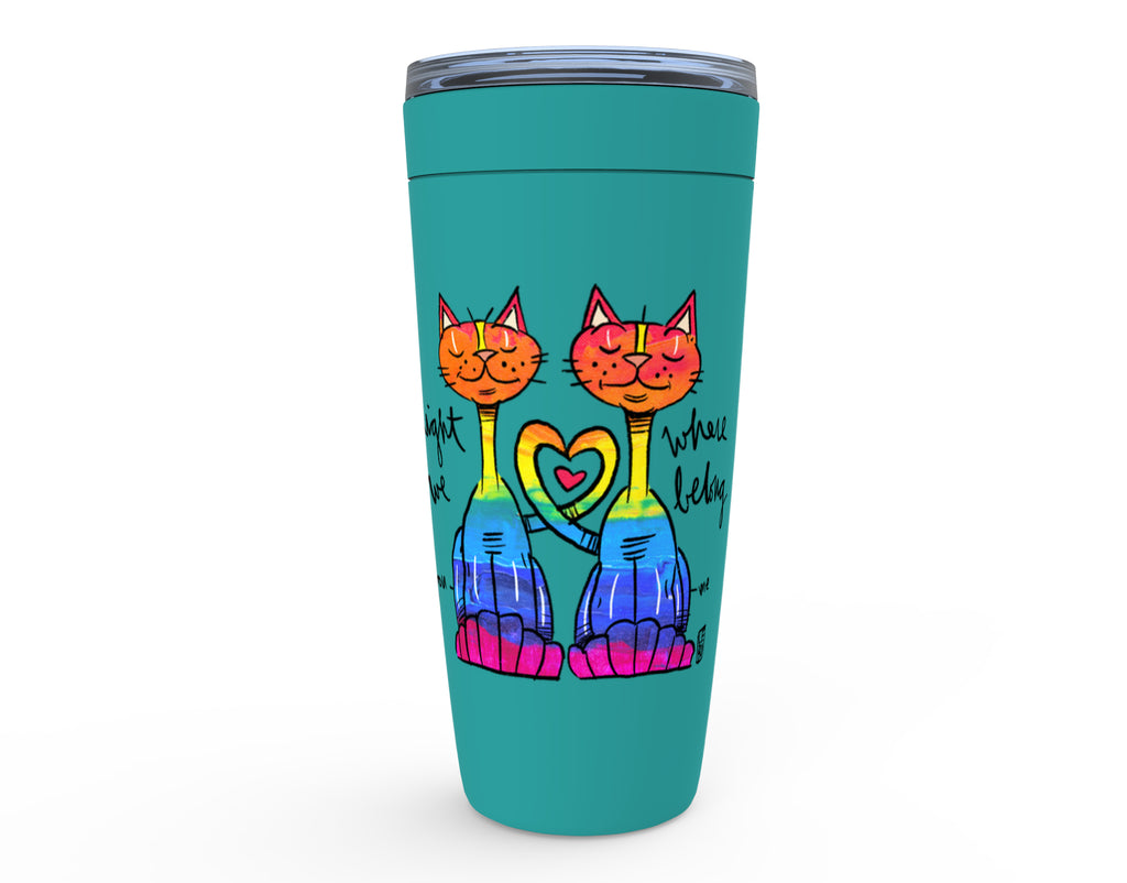 Right Where We Belong - Rainbow Collection - Lebo Viking Tumblers