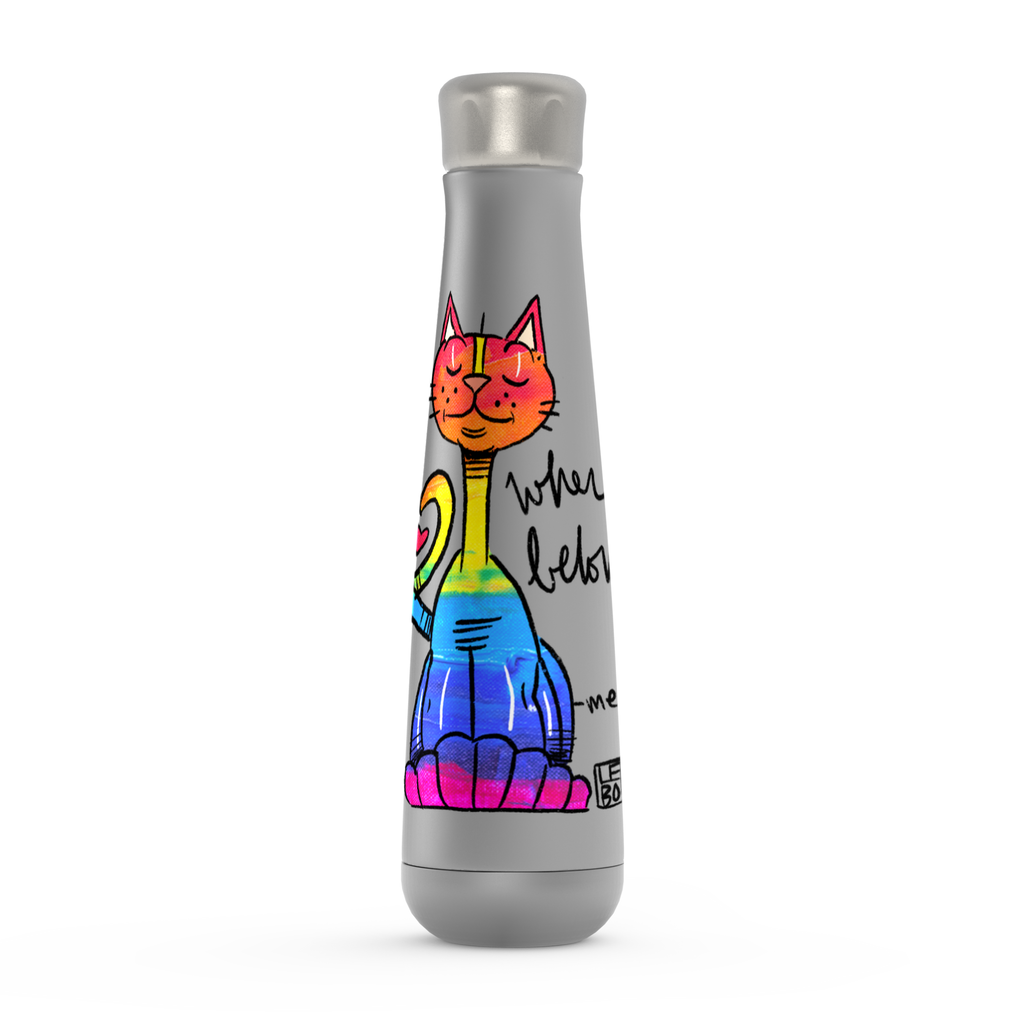 Right Where We Belong - Rainbow Collection - Lebo Peristyle Water Bottle