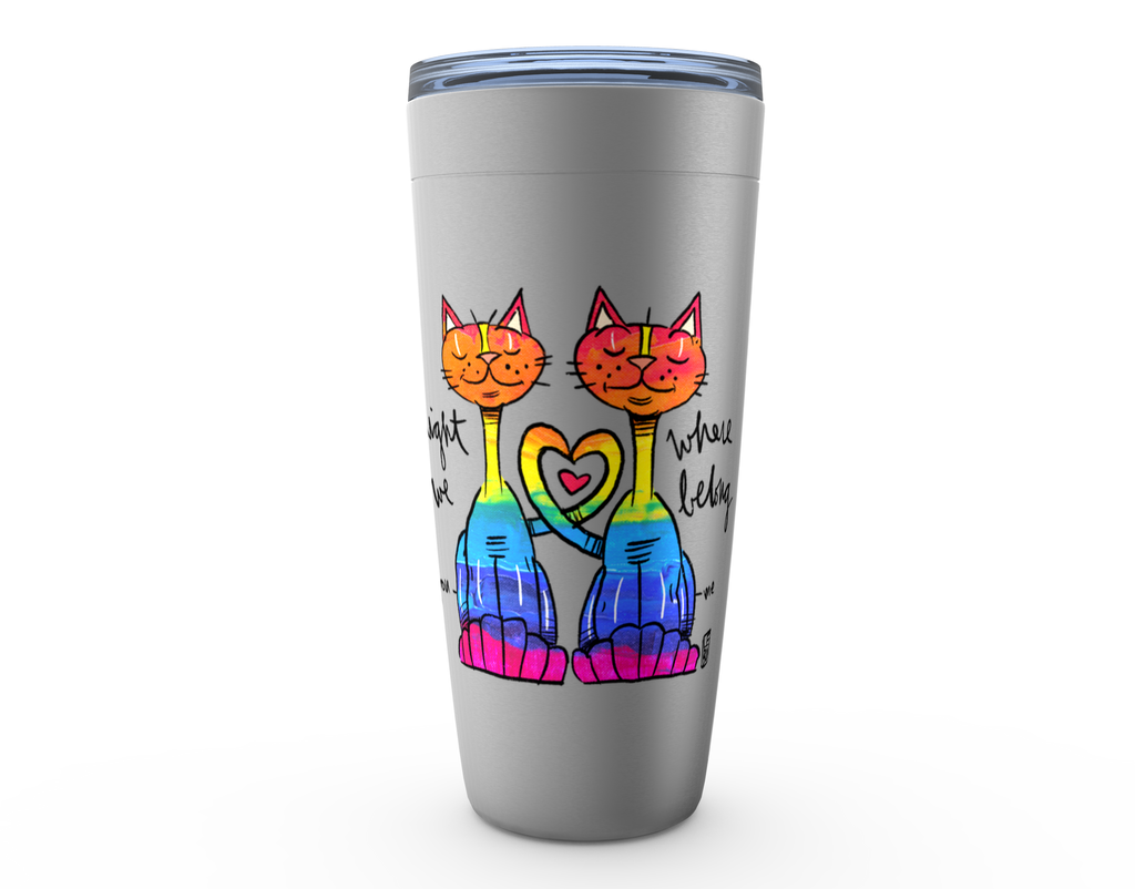 Right Where We Belong - Rainbow Collection - Lebo Viking Tumblers