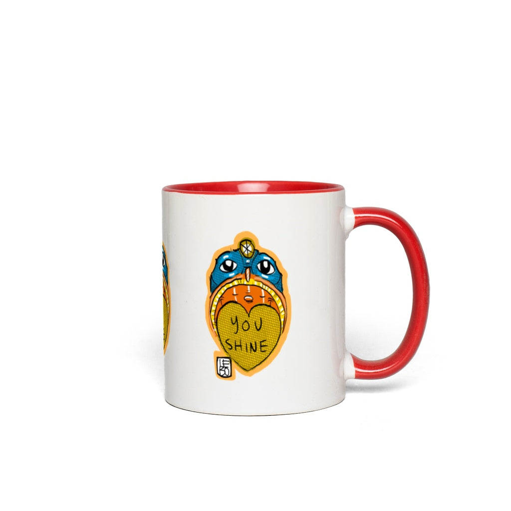You Shine - Lebo Color Accented Ceramic Mugs
