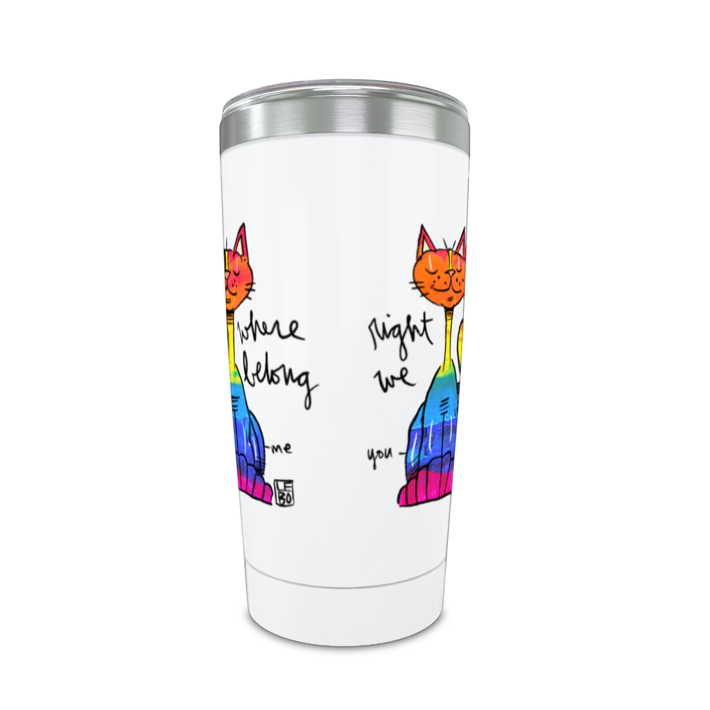 Right Where We Belong - Rainbow Collection - Lebo Viking Tumblers