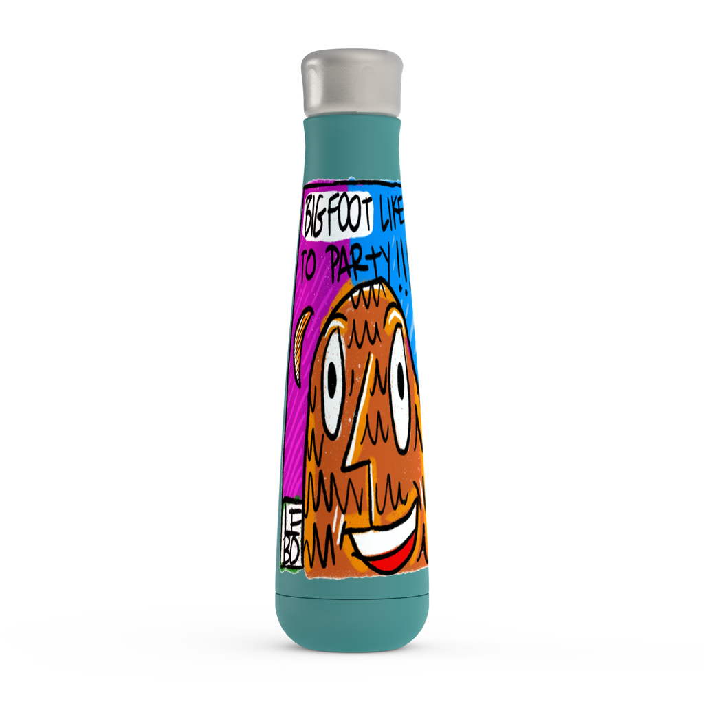 Bigfoot Likes to Party - Lebo Peristyle Water Bottles