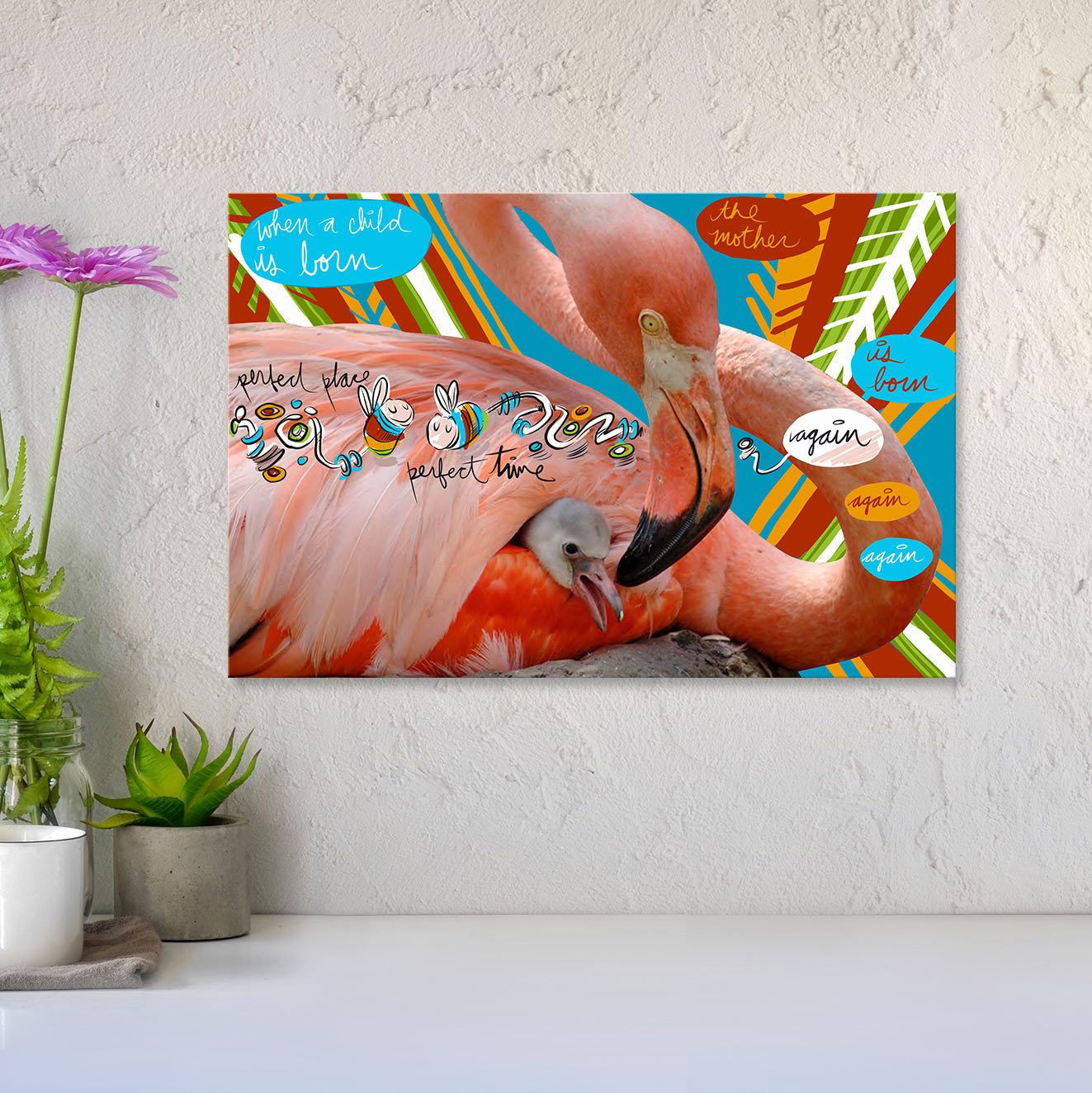 LEBO + Ron Magill - When A Child Is Born The Mother Is Born Again - shop.leboart.com