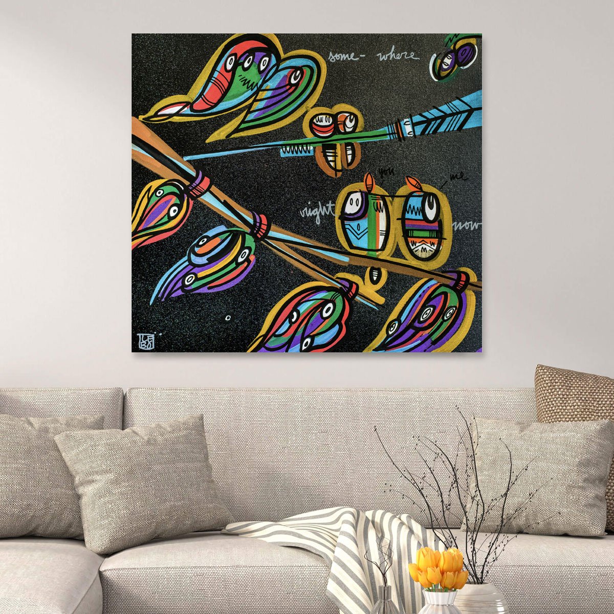 Somewhere, Right Now - Art Bond - shop.leboart.com