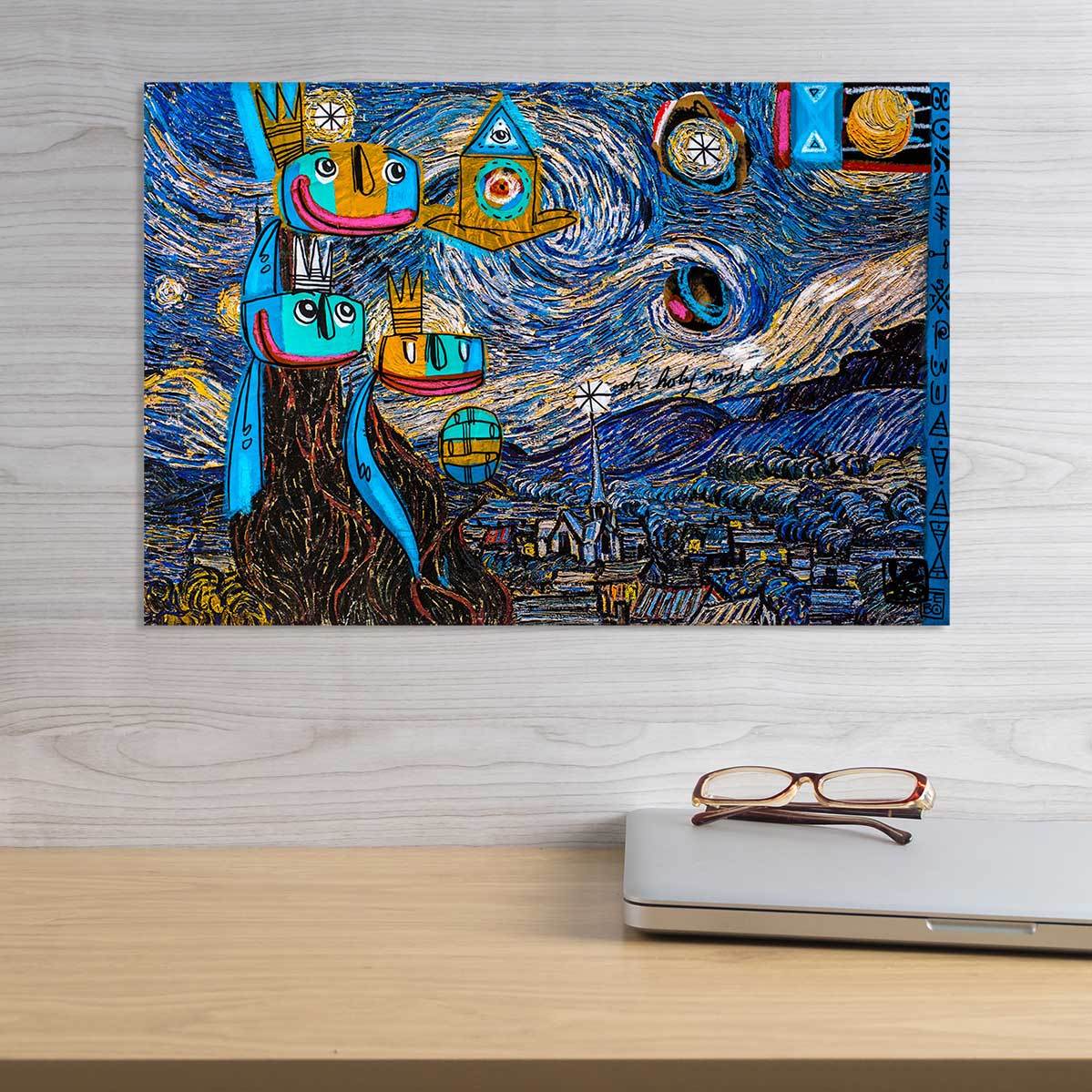 Oh Holy Night - Mineral Print - shop.leboart.com